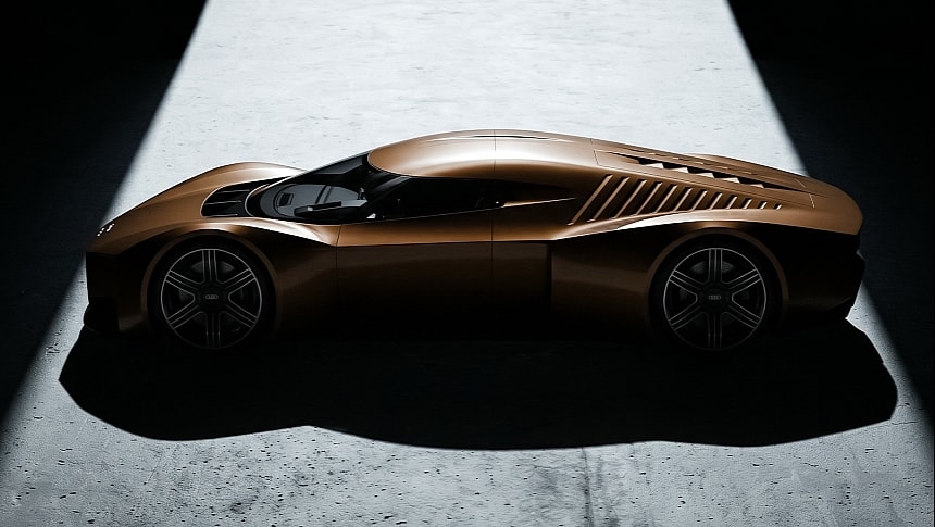Audi Concept S: Virtueel ontwerp van een ‘longtail’ supercar met verbrandingsmotor